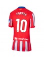 Atletico Madrid Angel Correa #10 Domácí Dres pro Dámské 2024-25 Krátký Rukáv